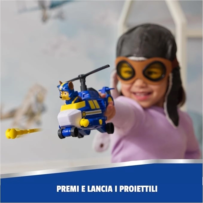 paw patrol air rescue - chase con veicolo