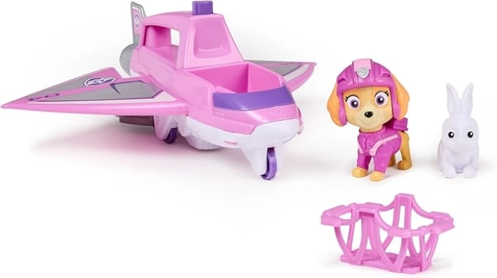 paw patrol air rescue - skye con veicolo