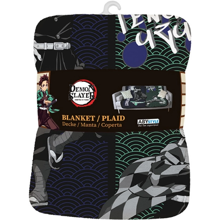 demon slayer - tanjiro & tengen - coperta 150x120cm: 2
