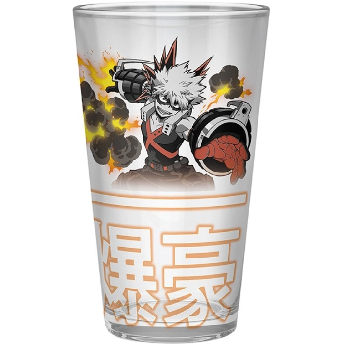 my hero academia - bicchiere large 400ml - izuku & bakugo