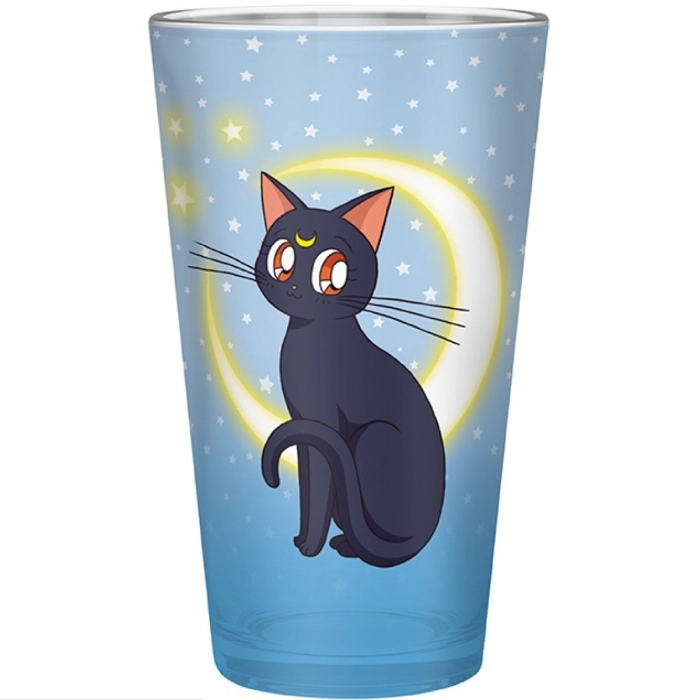 sailor moon - bicchiere large 400ml - luna & artemis: 2