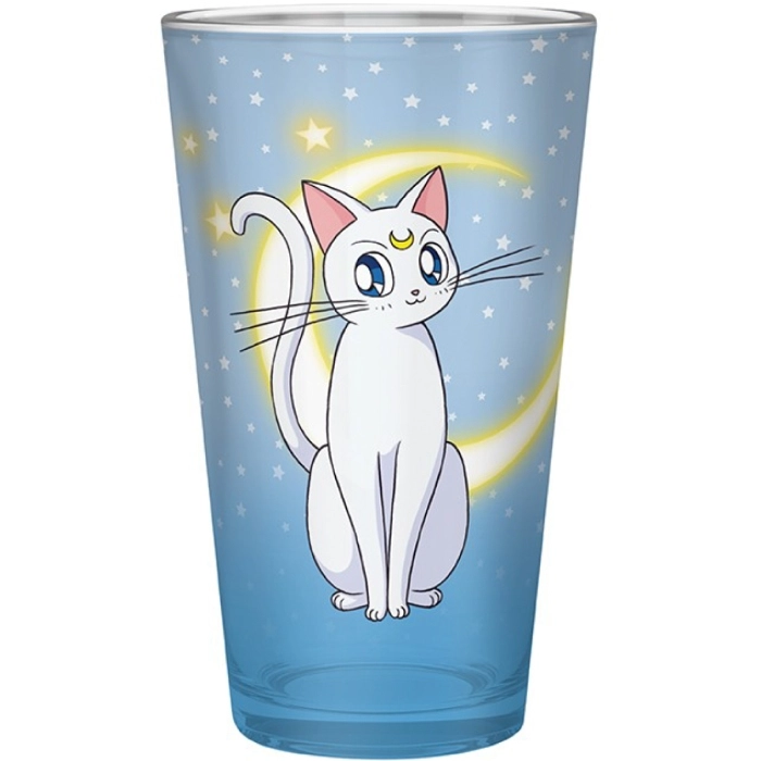 sailor moon - bicchiere large 400ml - luna & artemis: 3