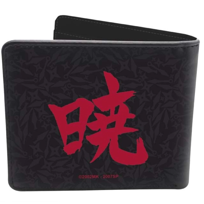 naruto shippuden - portafoglio in vinile - akatsuki