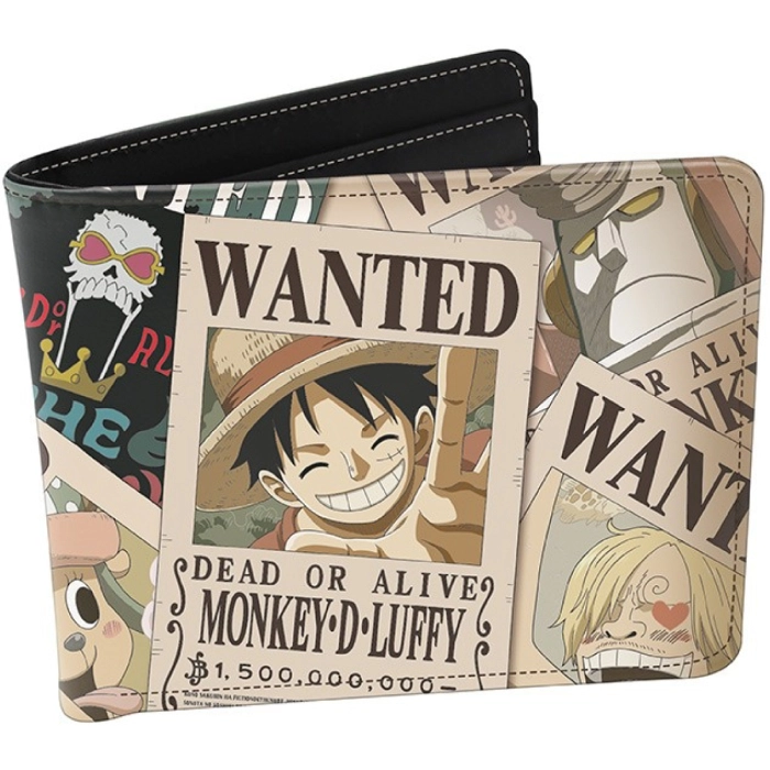 one piece - portafoglio in vinile - wanted: 2