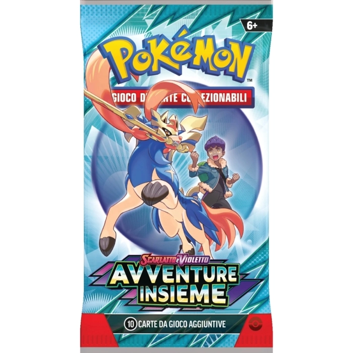 pokemon scarlatto e violetto avventure insieme - bustina singola 10 carte (ita): 3