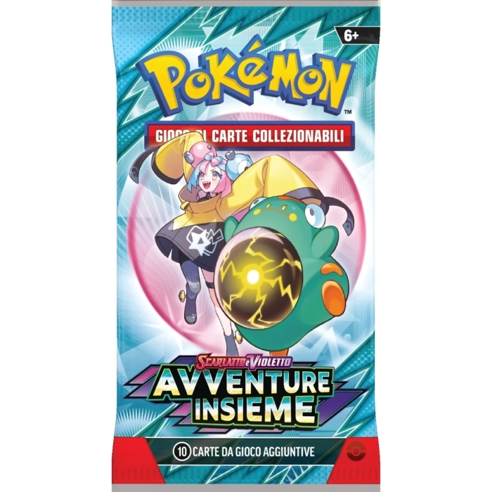 pokemon scarlatto e violetto avventure insieme - bustina singola 10 carte (ita): 4