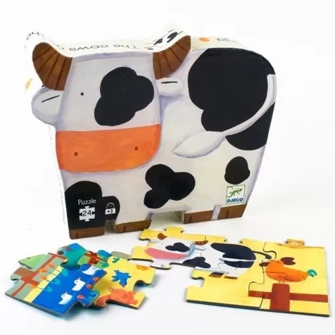 le mucche nella fattoria - puzzle 24 pezzi
