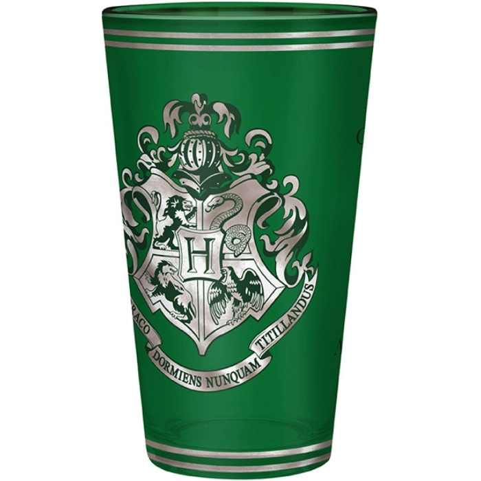 harry potter - bicchiere large glass 400ml - serpeverde: 3