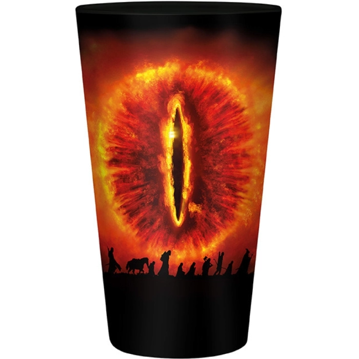 the lord of the rings - bicchiere large glass 400ml - sauron: 2