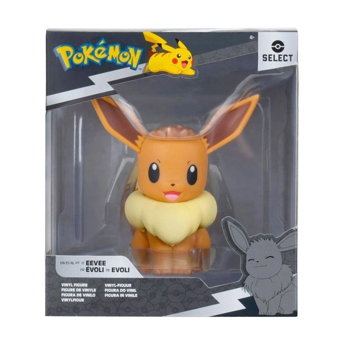 pokemon - select - eevee - figure in vinile 12cm: 1