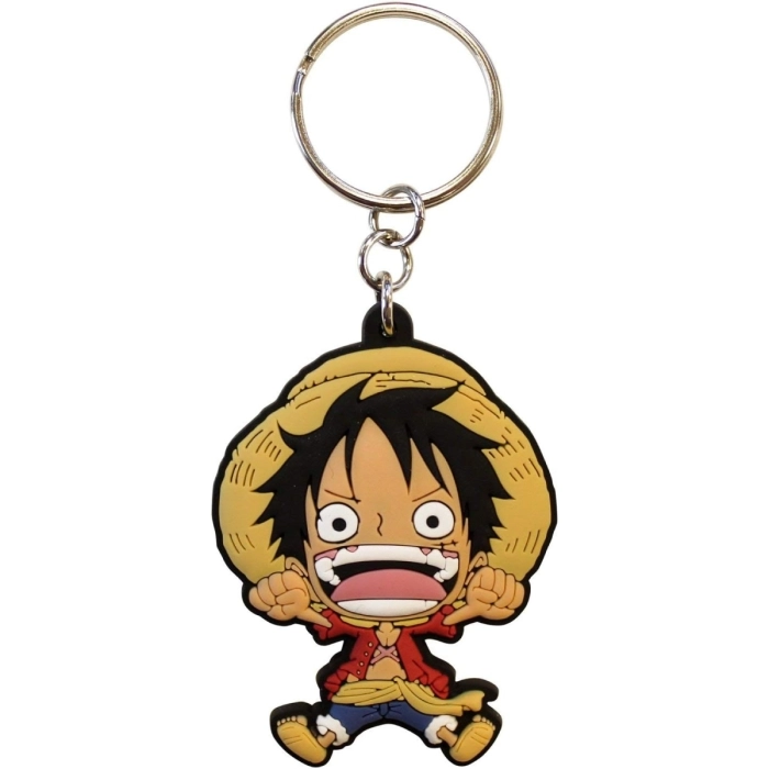 one piece - keychain pvc - luffy