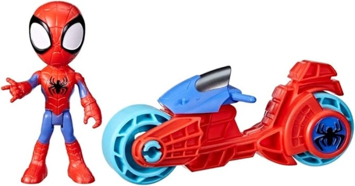 marvel spidey e i suoi fantastici amici - personaggio con moto assortito: 1