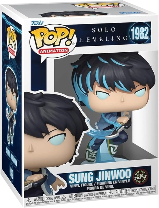 solo leveling - sung jinwoo 9cm - funko pop! 1982 chase: 1