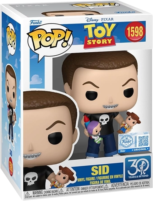 toy story 30th anniversary - sid 9cm - funko pop! 1598: 1
