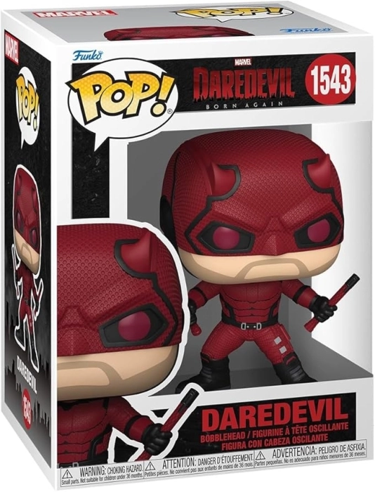 marvel: daredevil born again - daredevil 9cm - funko pop! 1543