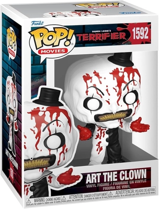 terrifier 2 - art the clown (bd) 9cm - funko pop! 1592
