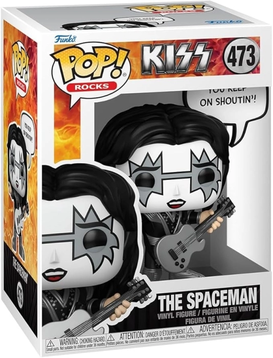 kiss - the spaceman (r&r all night) 9cm - funko pop! 473: 1