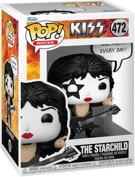 kiss - the starchild (r&r all night) 9cm - funko pop! 472: 1