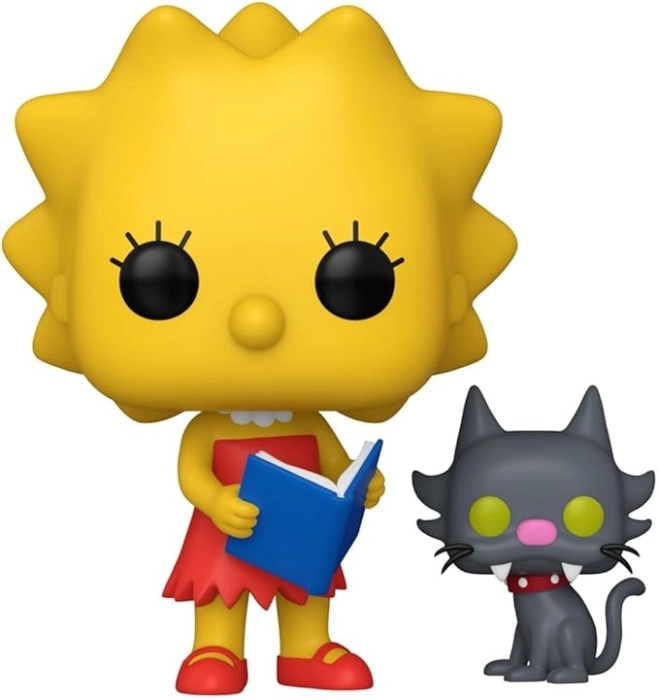 the simpsons - lisa with snowball ii 9cm - funko pop! 1740