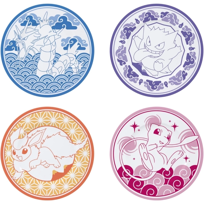 pokemon - set 4 piatti japanese style: 2