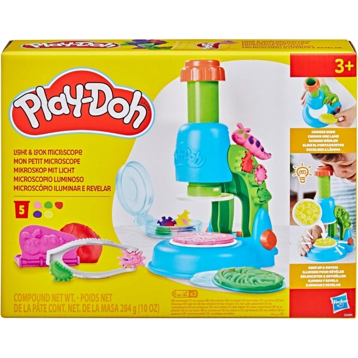 play doh - microscopio luminoso