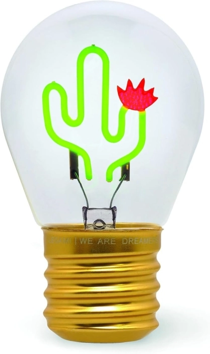 bulb fiction - lampada da tavolo lampadina - cactus