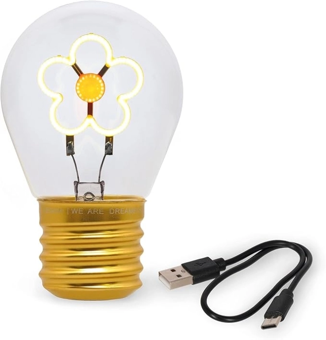 bulb fiction - lampada da tavolo lampadina - daisy: 3