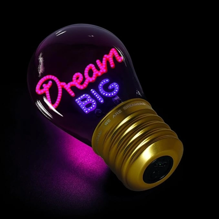 bulb fiction - lampada da tavolo lampadina - dream big: 4