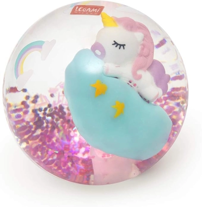 light-up bouncing ball - unicorn: 1