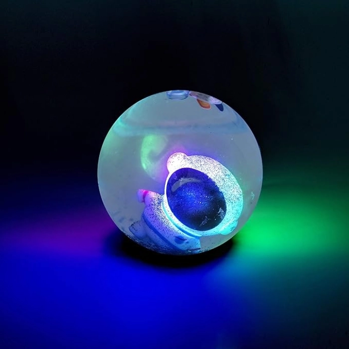 light-up bouncing ball - space