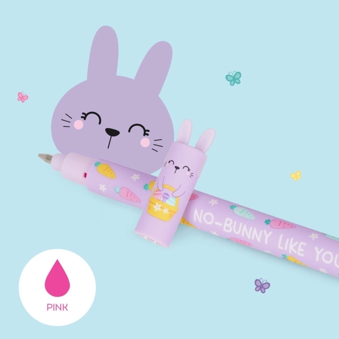 set di 2 penne gel cancellabili - happy easter: 4