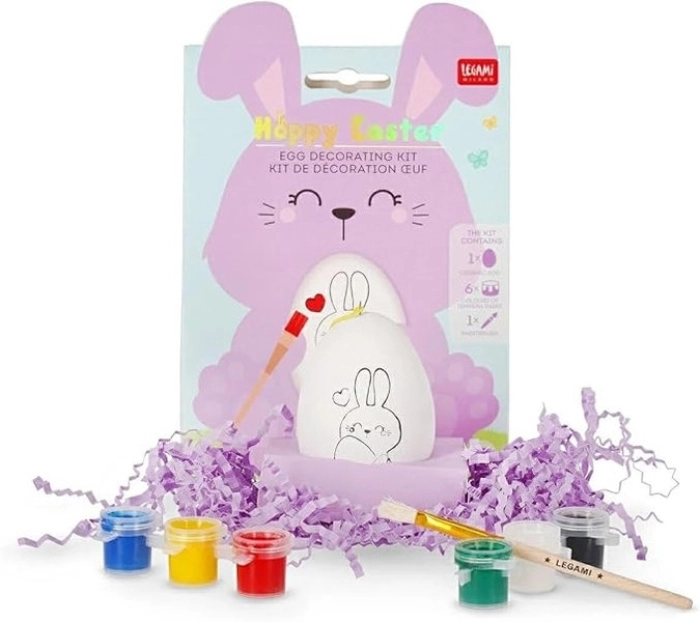 kit decorazione uovo di pasqua - happy easter: 1