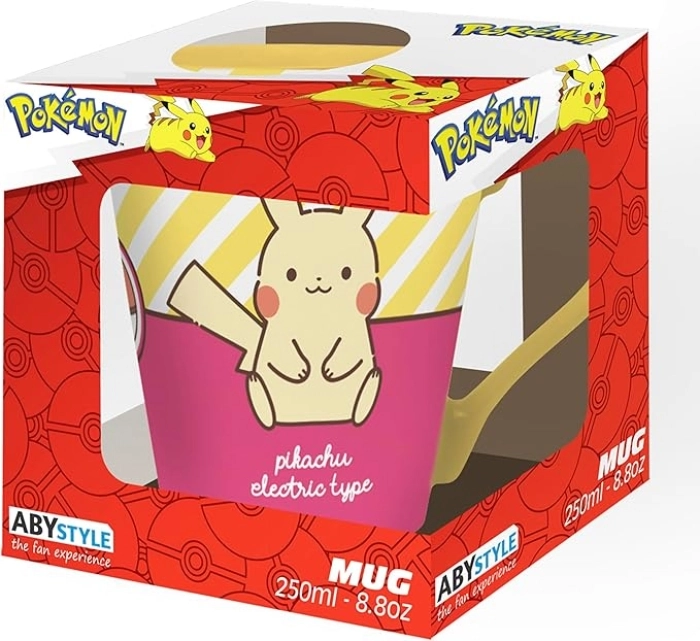 pokemon - tazza 250ml - pikachu electric