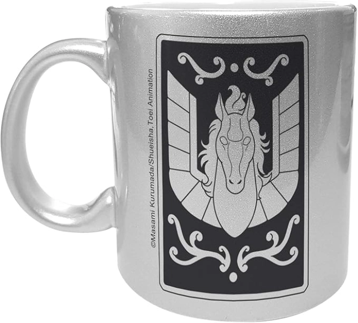 saint seiya - tazza argento 320ml - pegasus