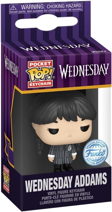 wednesday - wednesday addams 4cm - funko pocket pop! portachiavi: 1