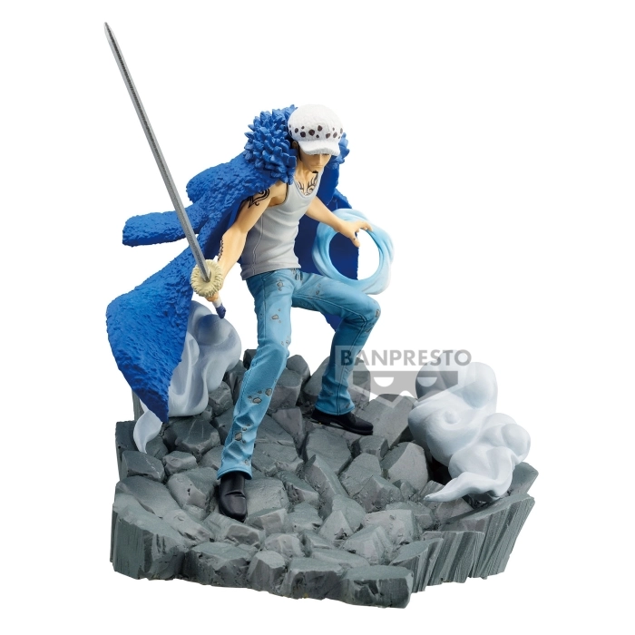 one piece - senkozekkei - trafalgar d. water law - statua 11cm