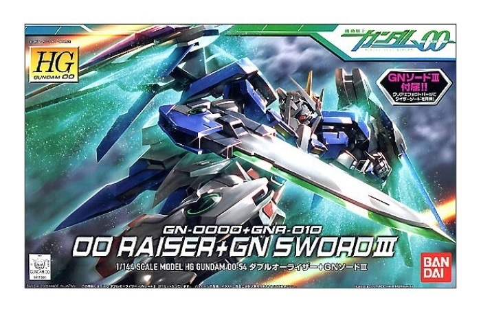 hg 00 raiser + green sword iii 1/144