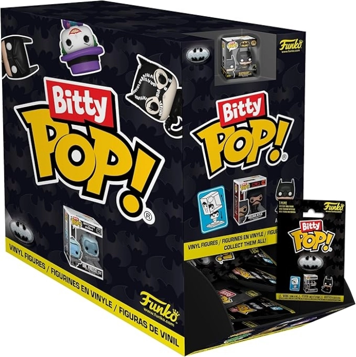dc - batman 1 personaggio assortito 3cm - funko pop bitty: 1