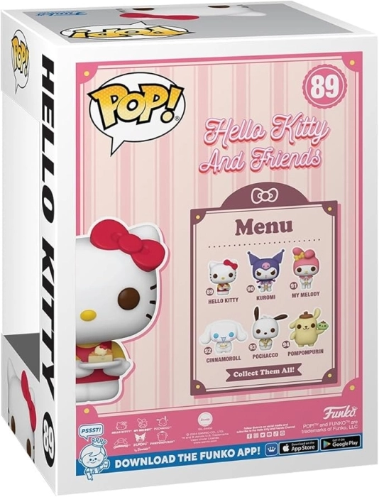 hello kitty and friends - hello kitty 9cm - funko pop! 89