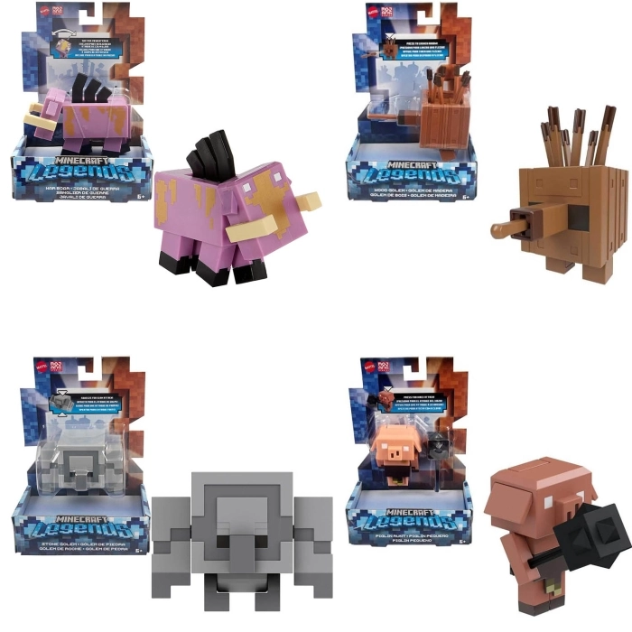 minecraft - legends figures - modello assortito