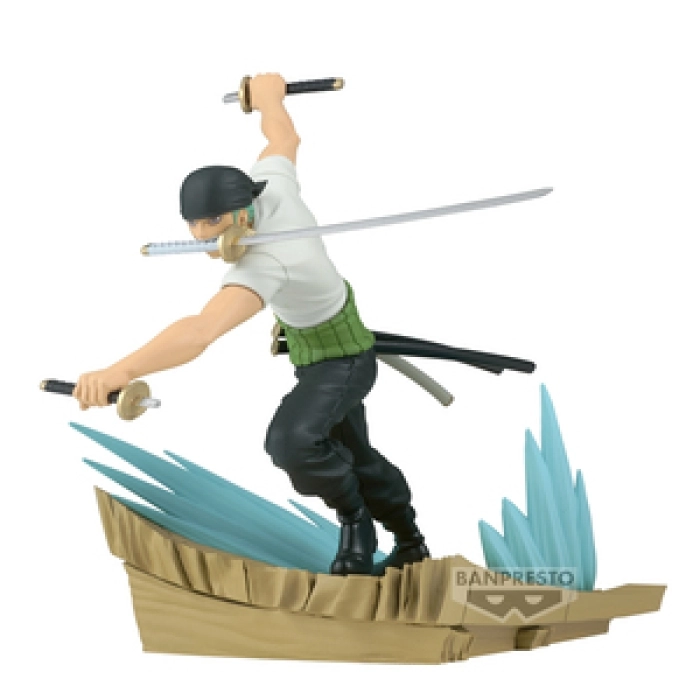 one piece - senkozekkei - roronoa zoro - statua 11cm