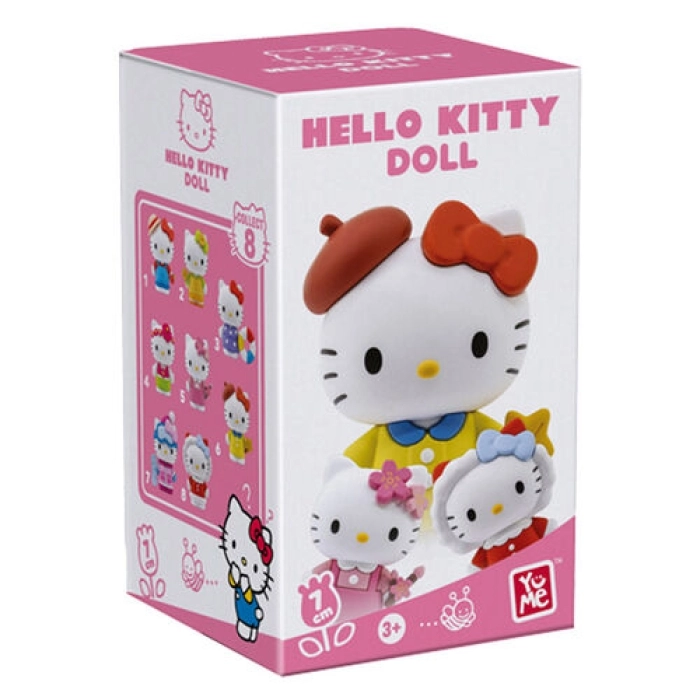 hello kitty - cute outfits series - doll 7cm - personaggio assortito