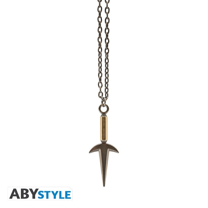 naruto shippuden - collana con pendente - kunai di minato