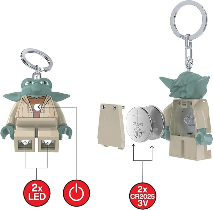 ke11h - yoda - portachiavi con torcia led