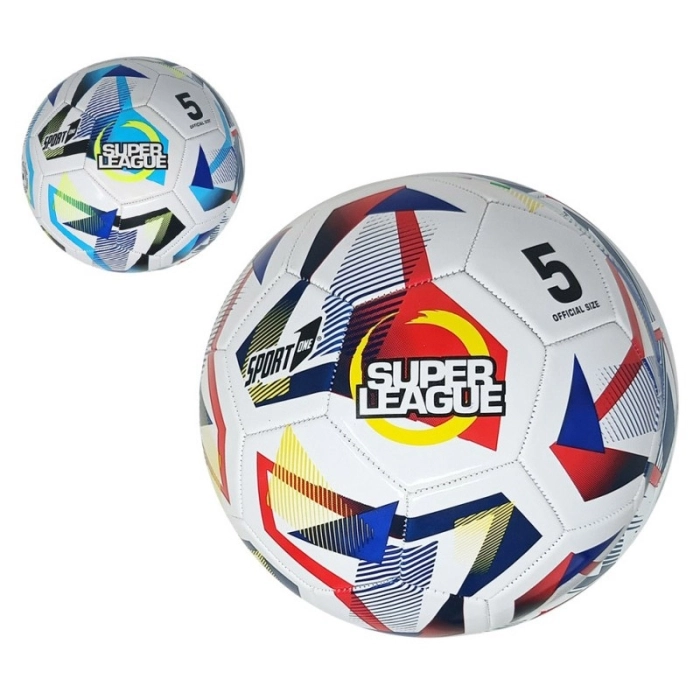 pallone di cuoio - superleague - taglia standard 5 (calcio) - colore assortito
