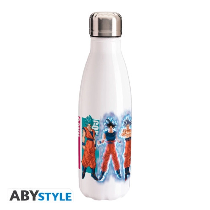 dragon ball super - borraccia in acciaio 500ml - goku transformations: 1