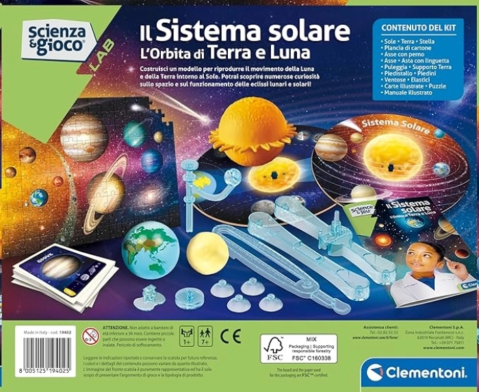 scienza & gioco lab - il sistema solare: l'orbita di terra e luna