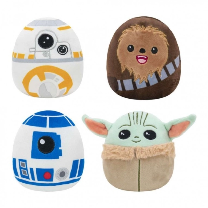 squishmallows - star wars - peluche 25cm personaggio assortito