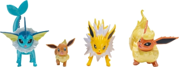 pokemon select - evolution multi-pack - eevee, jolteon, vaporeon, flareon