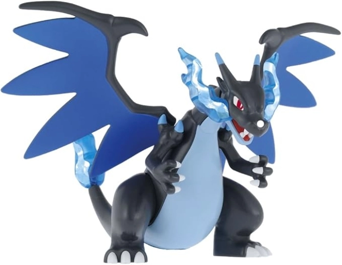 pokemon select - mega charizard - personaggio articolato 20cm